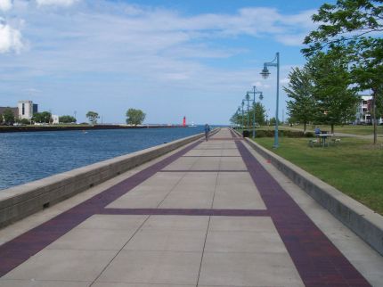 Lighthouse park in Kenosha