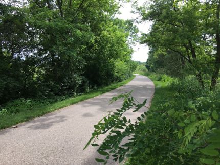 The Military Ridge Trail in Firchburg