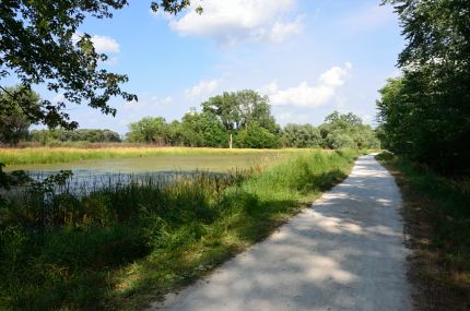 Moraine Hills Trail past McHenry Dam