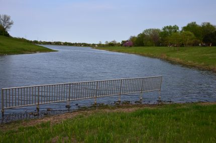 Bike Rack in the Lake