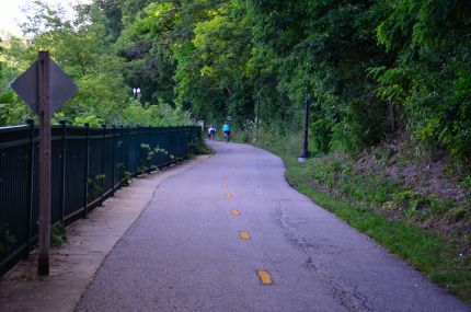 Trail next to the Root River