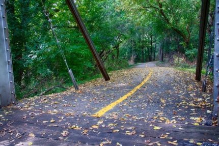 High Dynamix Range photo of bike trail