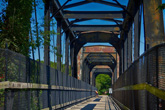 Steel bridge over Kankakee River