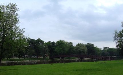 Trail Intersection at Jucker Park