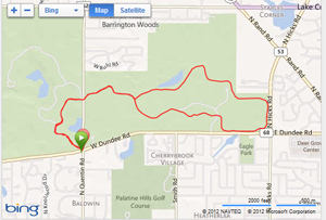 Deer Grove Forest Preserve Map The Deer Grove Bike Path - About-Bicycles