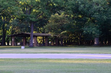 Pavillion at Dam #1 in Wheeling, Illinois