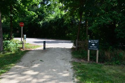 The start of the DPR Trail detour