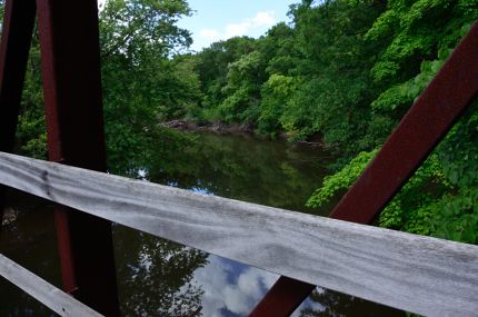 Des Plaines River as seen from DPRT