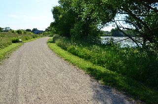 Wetlands to the right of the MT