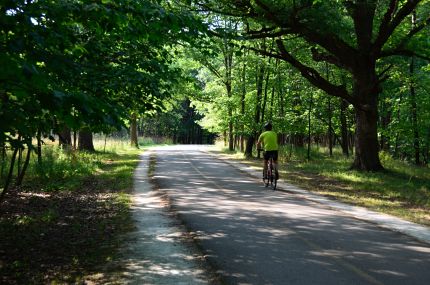 Yellow jersey rider on NBT