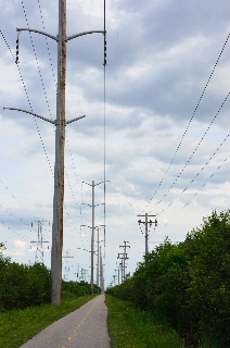 High Tension Wires Skokie Valley Trail