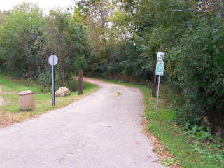 On the regular bike path again