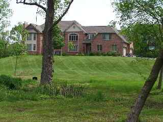 Huge house on a hill in Inverness