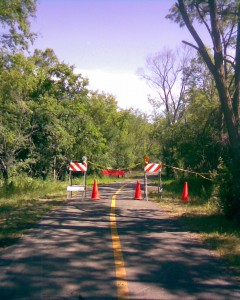 Trail Closed north or Lakewood on Huntington/Freeman