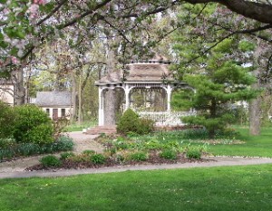 The Gazebo at the Henry J Kalk Park along the Green Bay Trail