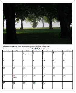 2013 Bike Trail and Cycling Events Calendar