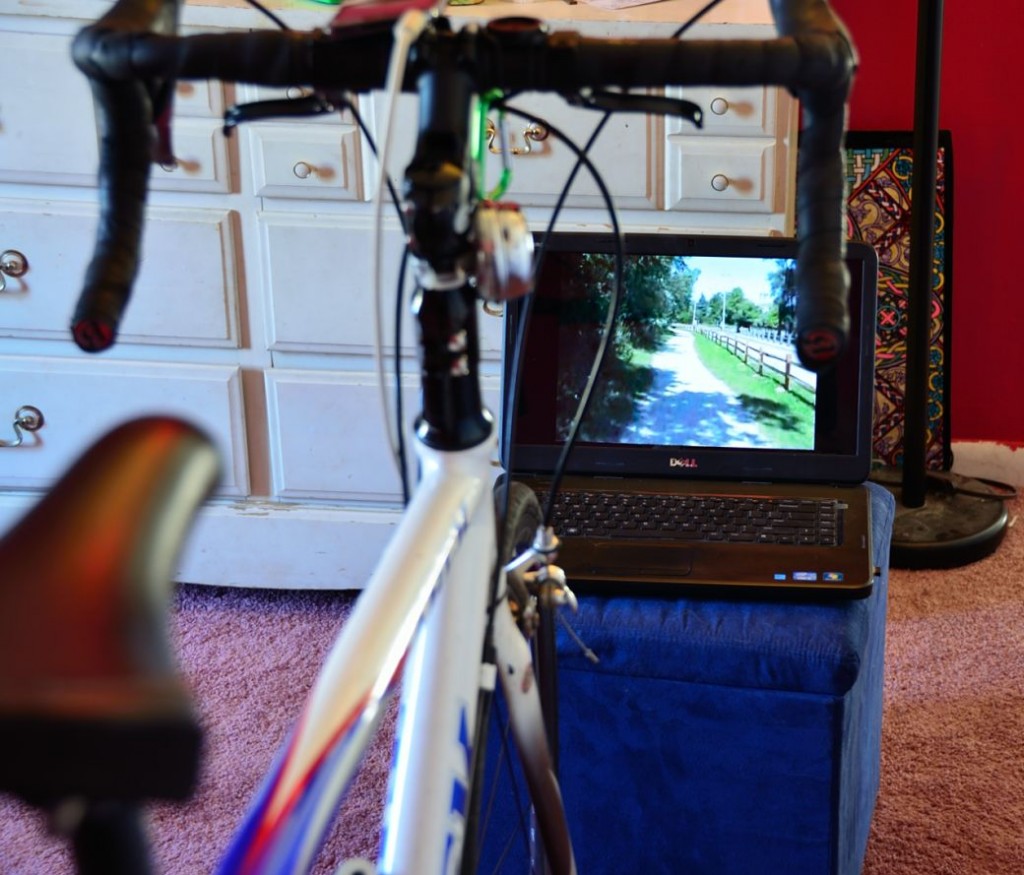 how to mount bike on trainer