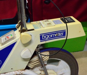 1980s Indoor Cycle Ergometer Label