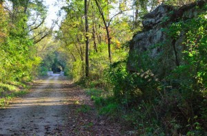 Badger State Trail, Rock wall and bridge