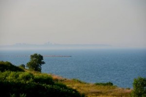 Oak Leaf Trail at Lake Michigan