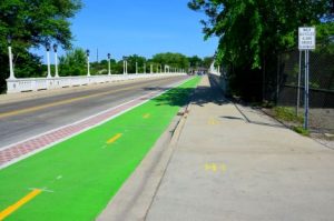 Bike Lanes through Aurora