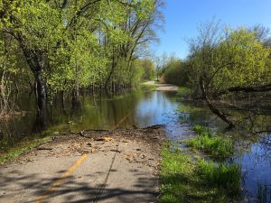 Flooding on Bike Trail