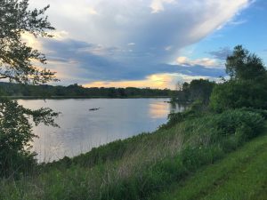 Sunset on Fox River Trail