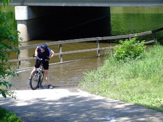 Rider, Route 60 underpass flooded