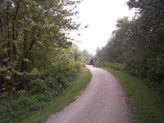 Bridge on Des Plaines River Trail