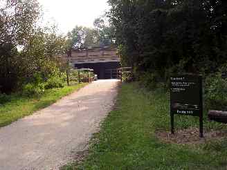 Highway underpass on DPRT bike trail