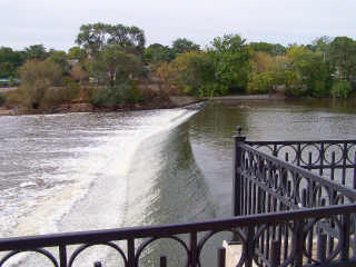 Dam along the Fox River Trail