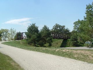 Bridge heading into Wasco