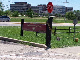 Poplar Creek Bike Trail by Barrington Pond