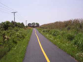 Prairie Trail before Lake in the Hills airport