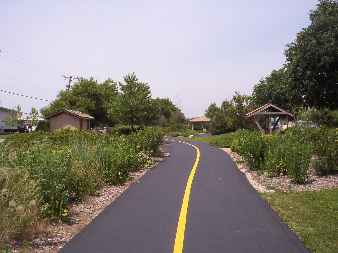 Water and Restrooms on Prairie Trail in Crystal Lake