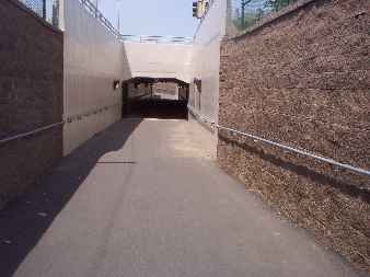 Highway underpass in Crystal Lake