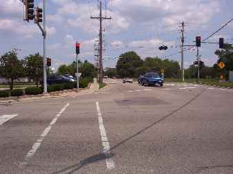 Bike Trail highway intersection