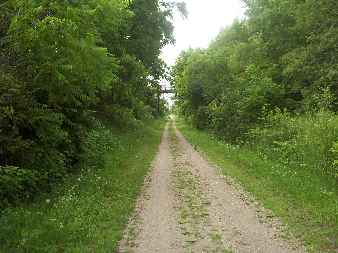 More rugged part of bike trail