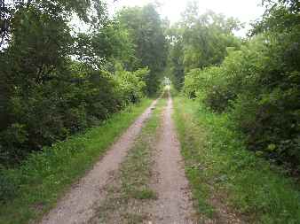 McHenry Prairie Trail just before Wisconsin