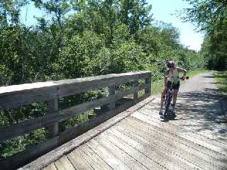 Every bridge on the Red Cedar Trail offers not only scenic beauty